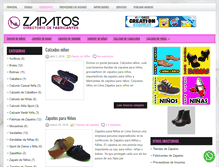 Tablet Screenshot of fabricantes.zapatos.com.pe